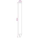 vidaXL Kerítoszlopok 15 db Zöld 60 cm Tömör Fenyőfa