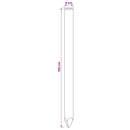vidaXL Kerítoszlopok 6 db Zöld 150 cm Tömör Fenyőfa