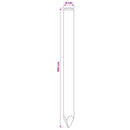 vidaXL Kerítoszlopok 5 db Zöld 100 cm Tömör Fenyőfa