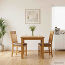 vidaXL Étkezőszék 2 pcs Tömör Tölgyfa Szürke 45 x 59 x 92 cm