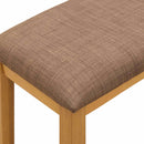 vidaXL Étkező pad 95 x 32 x 45 cm Tömör Tölgyfa Szürke