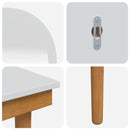 vidaXL Sminkasztal Készlet FAUSKE 3 pcs Fehér 100 x 50 x 143 cm