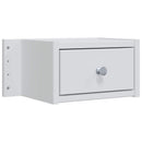 vidaXL Sminkasztal Készlet FAUSKE 4 pcs Fehér 76 x 50 x 143 cm