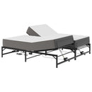 vidaXL Elektromosan Állítható Ágykeret Fekete 180 x 200 cm Acél