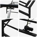 vidaXL Elektromosan Állítható Ágykeret Fekete 90 x 213 cm Acél