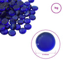 vidaXL Üveg nugget 17-19 mm Kobalt kék Üveg