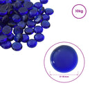 vidaXL Üveg nugget 17-19 mm Kobalt kék Üveg