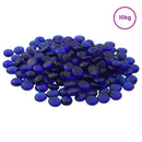 vidaXL Üveg nugget 17-19 mm Kobalt kék Üveg