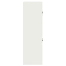 vidaXL Tárolószekrény 2 db Fehér 90 x 40 x 130 cm Acél Zárolható