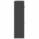 vidaXL Tárolószekrény 2 db Fekete 90 x 40 x 145 cm Acél Zárolható