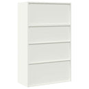 vidaXL Tárolószekrény 2 db Fehér 90 x 40 x 145 cm Acél Zárolható
