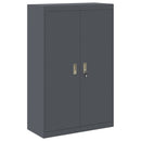 vidaXL Tárolószekrény 2 db Antracit 90 x 40 x 180 cm Acél Zárolható