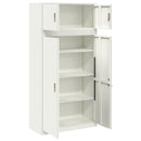 vidaXL Tárolószekrény 2 db Fehér 90 x 40 x 180 cm Acél Zárolható