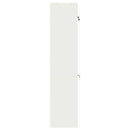 vidaXL Tárolószekrény 2 db Fehér 90 x 40 x 180 cm Acél Zárolható