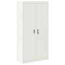 vidaXL Tárolószekrény 2 db Fehér 90 x 40 x 220 cm Acél Zárolható