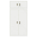 vidaXL Tárolószekrény 2 db Fehér 90 x 40 x 220 cm Acél Zárolható
