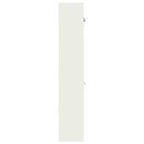vidaXL Tárolószekrény 2 db Fehér 90 x 40 x 220 cm Acél Zárolható