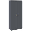 vidaXL Tárolószekrény 2 db Antracit 80 x 40 x 220 cm Acél Zárolható
