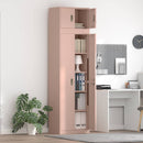 vidaXL Tárolószekrény 2 db Rózsaszín 60 x 40 x 220 cm Acél Zárolható