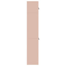 vidaXL Tárolószekrény 2 db Rózsaszín 60 x 40 x 220 cm Acél Zárolható