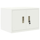 vidaXL Tárolószekrény 2 db Fehér 60 x 40 x 220 cm Acél Zárolható