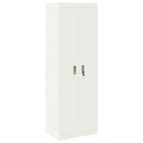vidaXL Tárolószekrény 2 db Fehér 60 x 40 x 220 cm Acél Zárolható