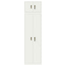 vidaXL Tárolószekrény 2 db Fehér 60 x 40 x 220 cm Acél Zárolható