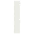 vidaXL Tárolószekrény 2 db Fehér 60 x 40 x 220 cm Acél Zárolható