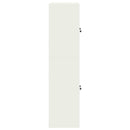vidaXL Tárolószekrény 2 db Fehér 90 x 40 x 160 cm Acél Zárolható