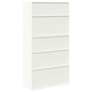 vidaXL Tárolószekrény 2 db Fehér 90 x 40 x 175 cm Acél Zárolható