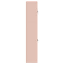 vidaXL Tárolószekrény 2 db Rózsaszín 90 x 40 x 210 cm Acél Zárolható