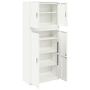 vidaXL Tárolószekrény 2 db Fehér 90 x 40 x 210 cm Acél Zárolható