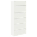vidaXL Tárolószekrény 2 db Fehér 90 x 40 x 210 cm Acél Zárolható