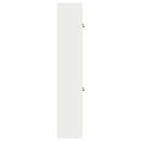 vidaXL Tárolószekrény 2 db Fehér 90 x 40 x 210 cm Acél Zárolható