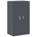 vidaXL Tárolószekrény 2 db Antracitszürke 60 x 40 x 175 cm Acél