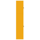 vidaXL Tárolószekrény 2 db Mustársárga 60 x 40 x 210 cm Acél Zárolható