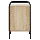 vidaXL Éjjeliszekrény 2 db Sonoma Tölgy 40 x 30 x 50 cm Szerelt Fa