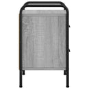 vidaXL Éjjeliszekrény 2 db Szürke Sonoma 40 x 30 x 50 cm Szerelt Fa