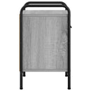 vidaXL Éjjeliszekrény 2 db Szürke Sonoma 40 x 30 x 50 cm Szerelt Fa