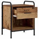 vidaXL Éjjeliszekrény 2 db Antik Fa 40 x 30 x 50 cm Szerelt Fa