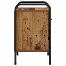 vidaXL Éjjeliszekrény 2 db Antik Fa 40 x 30 x 50 cm Szerelt Fa