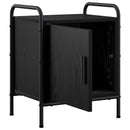 vidaXL Éjjeliszekrény 2 db Fekete Tölgy 40 x 30 x 50 cm Szerelt Fa