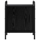 vidaXL Éjjeliszekrény 2 db Fekete Tölgy 40 x 30 x 50 cm Szerelt Fa