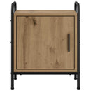 vidaXL Éjjeliszekrény 2 db Kézműves Tölgy 40 x 30 x 50 cm Szerelt Fa