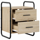 vidaXL Függő éjjeli szekrény 2 db Sonoma Tölgy 40 x 30 x 50 cm