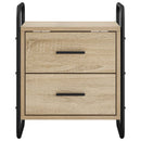 vidaXL Függő éjjeli szekrény 2 db Sonoma Tölgy 40 x 30 x 50 cm