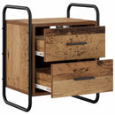vidaXL Függő éjjeli szekrény Antik Fa 40 x 30 x 50 cm Szerelt Fa