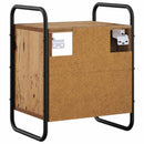 vidaXL Függő éjjeli szekrény Antik Fa 40 x 30 x 50 cm Szerelt Fa