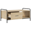 vidaXL Dohányzóasztal Sonoma Tölgy 90 x 49 x 41 cm Szerelt Fa