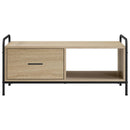 vidaXL Dohányzóasztal Sonoma Tölgy 90 x 49 x 41 cm Szerelt Fa
